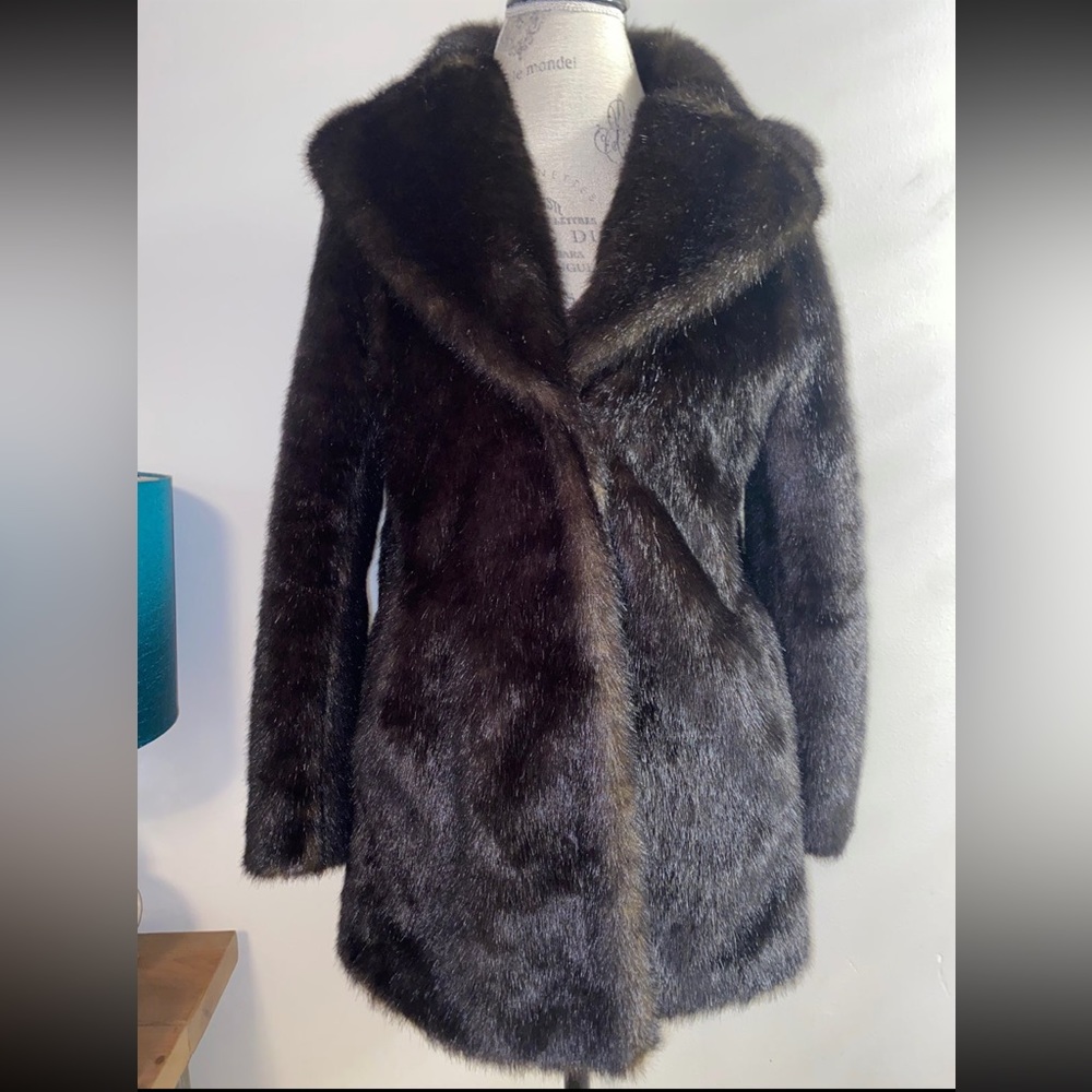 Beautiful faux fur vintage coat